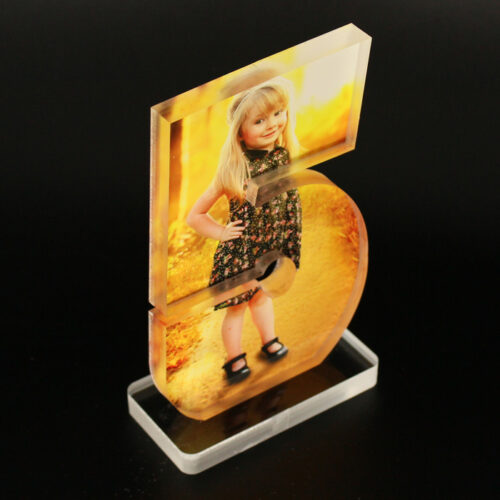 Acrylic Photo Block with custom print #5 top view
